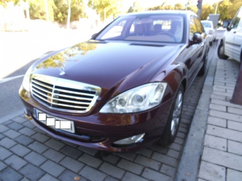 Modificación a GLP de un MERCEDES S 500 L