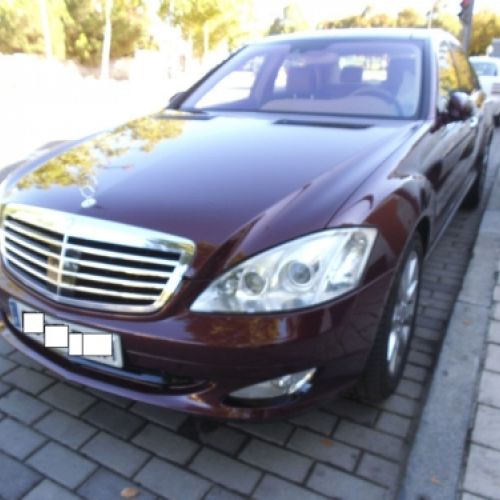 Modificación a GLP de un MERCEDES S 500 L